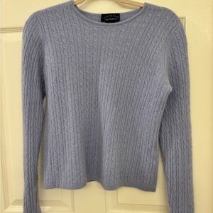 Charter Club Women's Light Blue cashmere Sweater